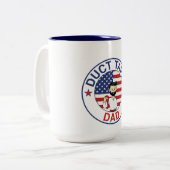 Klebeband-Vater - Tasse (Vorderseite Links)