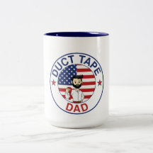 Klebeband-Vater - Tasse