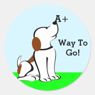 Klebeetiketten für Noten Runder Aufkleber