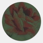 KLEBEETIKETTENROLLE RUNDER AUFKLEBER (Vorderseite)