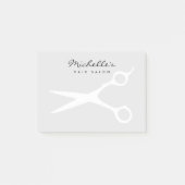 Klebeklebenotizen für Friseursalon oder Friseursal Post-it Klebezettel (Vorderseite)