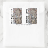 Klebekleber für die Liebe Rechteckiger Aufkleber (Tasche)