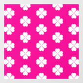 Kleben mit Clover-Geschmack Fensteraufkleber (Blatt)