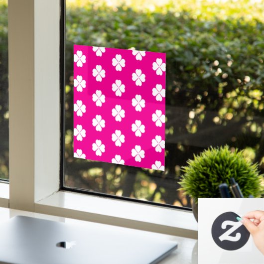 Kleben mit Clover-Geschmack Fensteraufkleber (Büro)