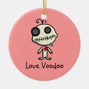 Kleben Sie ein Button am Valentinstag und lassen S Keramik Ornament