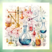 Kleben von Chemiepapier Fensteraufkleber (Blatt 3)