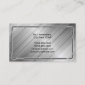 Kleben von Imitaten Metallrohre Pro Reparaturservi Visitenkarte (Rückseite)