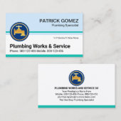 Kleben von Service Blue Layers Visitenkarte (Vorne/Hinten)