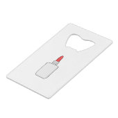 Kleber Geldbeutel Flaschenöffner (Vorderseite Schrägansicht)