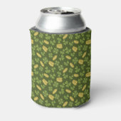 Kleber-Leaf- und Gold-Münzmuster Dosenkühler (Kanne Rückseite)