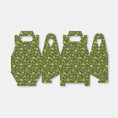 Kleber-Leaf- und Gold-Münzmuster Geschenkschachtel (Ungefaltet)