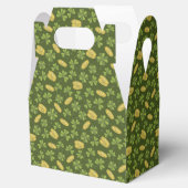 Kleber-Leaf- und Gold-Münzmuster Geschenkschachtel (Geöffnet)