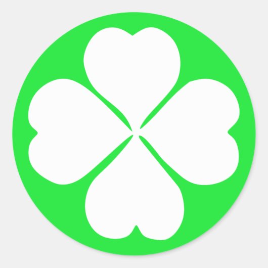 Kleber mit Geschmack Runder Aufkleber (Vorderseite)