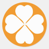 Kleber mit Geschmack Runder Aufkleber (Vorderseite)