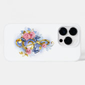 Kleber mit rosa Rosen Case-Mate iPhone Hülle (Rückseite (Horizontal))