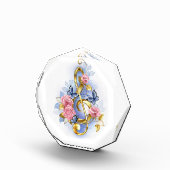 Kleber mit rosa Rosen Fotoblock (Rechts)