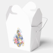 Kleber mit rosa Rosen Geschenkschachtel (Geöffnet)