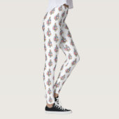 Kleber mit rosa Rosen Leggings (Rechts)