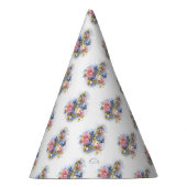 Kleber mit rosa Rosen Partyhütchen (Rechts)