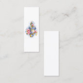 Kleber mit rosa Rosen Treuekarte (Vorne/Hinten)