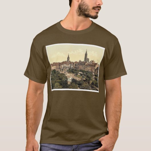 Kleber Platz, Strassburg, Elsass Lothringen, T-Shirt (Vorderseite)