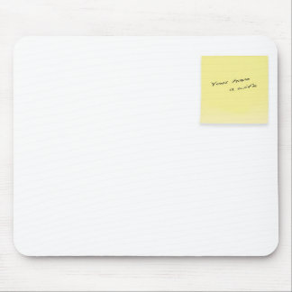 klebrige Anmerkung Mousepad