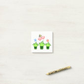 klebrige Anmerkungen "der hübschen Post-it Klebezettel (Auf Schreibtisch)