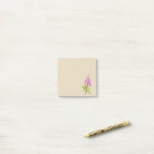 Klebrige Anmerkungen des Fireweed Post-it Klebezettel (Auf Schreibtisch)