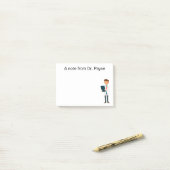 Klebrige Anmerkungen für Doktoren, Post-it Klebezettel (Auf Schreibtisch)