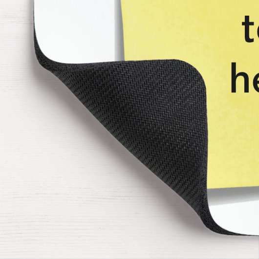 Klebrige Anmerkungs-Mäusematten-Schablone - Mousepad (Ecke)