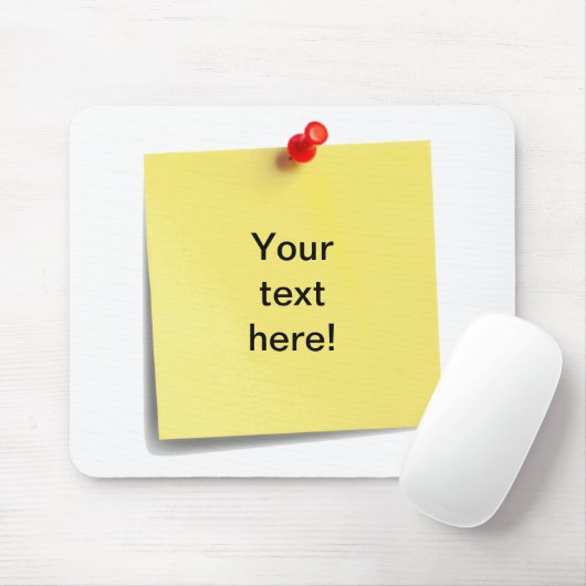 Klebrige Anmerkungs-Mäusematten-Schablone - Mousepad (Mit Mouse)