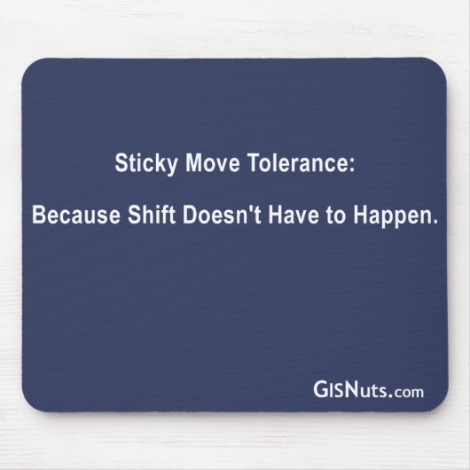 Klebrige Bewegungs-Toleranz Mousepad (Vorne)