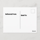 klebrige Brötchen Postkarte (Rückseite)