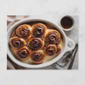 klebrige Brötchen Postkarte (Vorderseite)