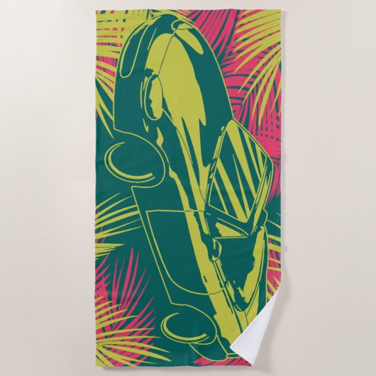 Klebrige Notiz: Miata Strandtuch (Vorderseite)