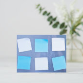 Klebrige Notizen im Badezimmer (Stehend Vorderseite)