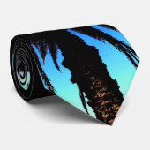 Klebrige Palme-Krawatte Krawatte (Gerollt)