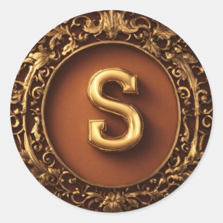 klebrige Situation Runder Aufkleber