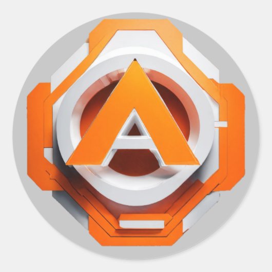 klebrige Situation Runder Aufkleber (Vorderseite)