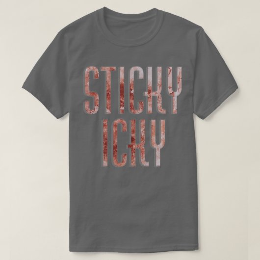 Klebriger Icky T-Shirt (Design vorne)