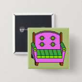 Klebriger Lehnsessel Button (Vorne & Hinten)