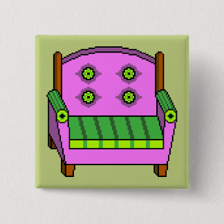 Klebriger Lehnsessel Button
