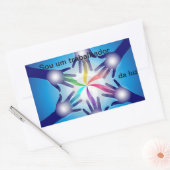 Klebstoff bin ich er ein Arbeiter des Lichts By Rechteckiger Aufkleber (Umschlag)