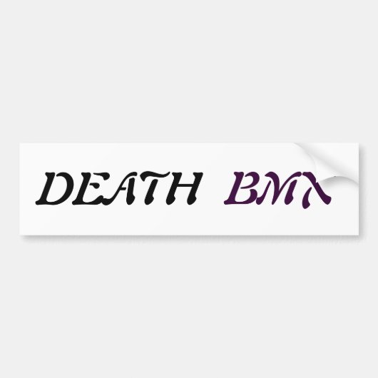 Klebstoff Death Bmx Autoaufkleber (Vorne)