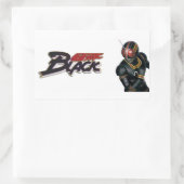 Klebstoff Kamen Rider BLACK Rechteckiger Aufkleber (Tasche)
