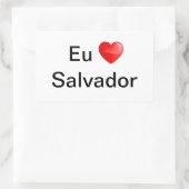 Klebstoff liebe ich Rettend Rechteckiger Aufkleber (Tasche)