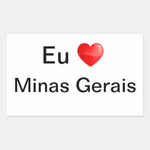 Klebstoff Minas Gerais Brasilien Rechteckiger Aufkleber