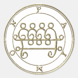 Klebstoff Paimon 2 Goétia Runder Aufkleber