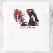 Klebstoff the king of fighters rechteckiger aufkleber (Tasche)