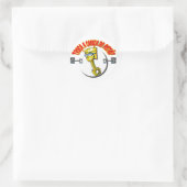 Klebstoffe Handlung Troça das Haupt von „des Runder Aufkleber (Tasche)